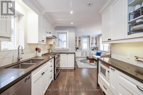 554 Briar Hill Ave, Toronto, ON - Indoor Photo Showing Kitchen With Double Sink