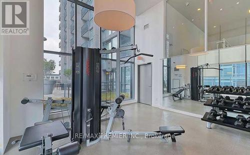 4010 - 295 Adelaide Street W, Toronto, ON - Indoor Photo Showing Gym Room
