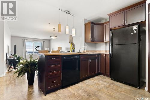 106 1621 Dakota Drive, Regina, SK - Indoor Photo Showing Kitchen With Double Sink