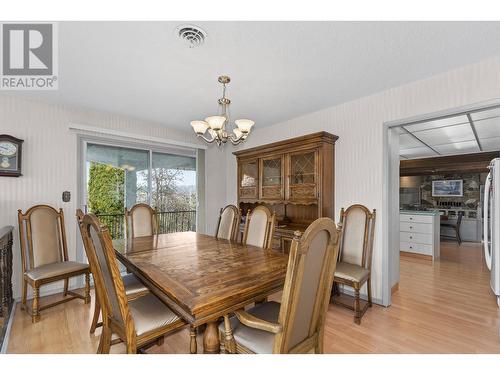 3574 East Vernon Road, Vernon, BC - Indoor Photo Showing Dining Room