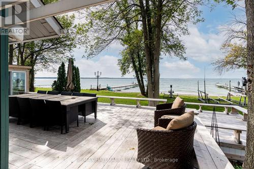 537-A Eagle Rd, Georgina Islands, ON - Outdoor With Body Of Water With Deck Patio Veranda With View
