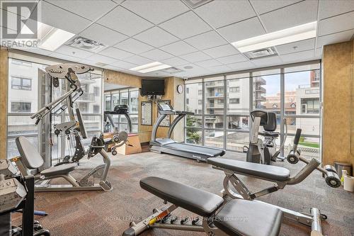 #1301 -360 Pearl St, Burlington, ON - Indoor Photo Showing Gym Room