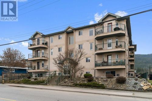 160 5 Avenue Sw Unit# 302, Salmon Arm, BC - Outdoor With Balcony With Facade