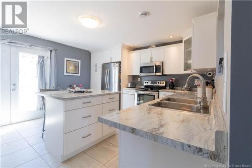 1330 Route 705, Wickham, NB - Indoor Photo Showing Kitchen With Double Sink With Upgraded Kitchen