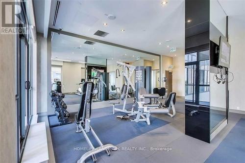 2101 - 15 Zorra Street, Toronto (Islington-City Centre West), ON - Indoor Photo Showing Gym Room