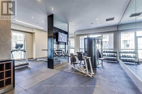 2101 - 15 Zorra Street, Toronto (Islington-City Centre West), ON - Indoor Photo Showing Gym Room