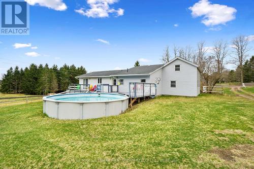 253 Peters Rd, Cramahe, ON - Outdoor With Above Ground Pool With Backyard