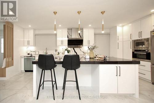 225 Snowshoe Crescent, Markham, ON - Indoor Photo Showing Kitchen With Upgraded Kitchen