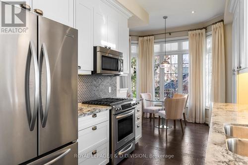 #1 -10 Burkebrook Pl, Toronto, ON - Indoor Photo Showing Kitchen With Stainless Steel Kitchen With Upgraded Kitchen