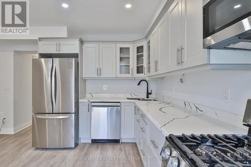 #Lower -60 Belvidere Ave, Toronto, ON - Indoor Photo Showing Kitchen With Stainless Steel Kitchen