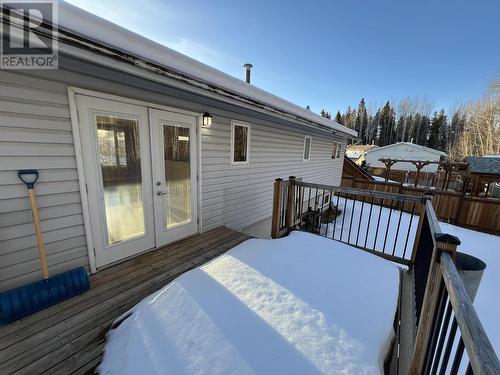 5320 Tamarack Crescent, Fort Nelson, BC - Outdoor With Deck Patio Veranda With Exterior