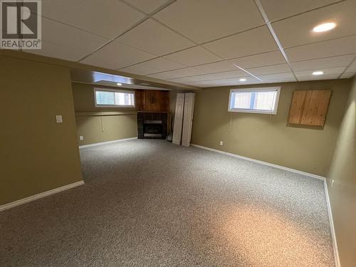 5320 Tamarack Crescent, Fort Nelson, BC - Indoor Photo Showing Basement