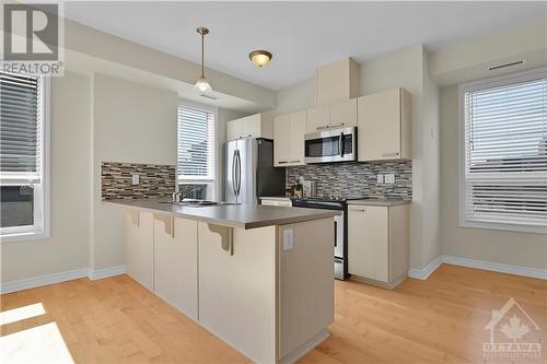 301 Bayrose Drive Unit#302, Ottawa, ON - Indoor Photo Showing Kitchen With Stainless Steel Kitchen With Upgraded Kitchen