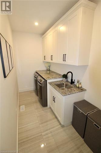 225 Devinwood Avenue, Walkerton, ON - Indoor Photo Showing Kitchen With Double Sink