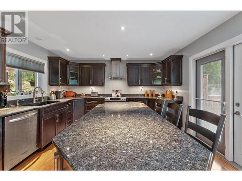 1196 Hwy 3A, Keremeos, BC - Indoor Photo Showing Kitchen With Double Sink With Upgraded Kitchen