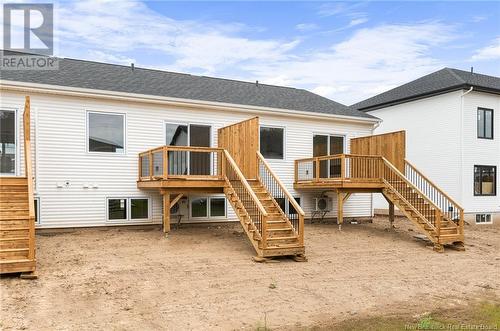 136 Ernest Street, Dieppe, NB - Outdoor With Deck Patio Veranda With Exterior