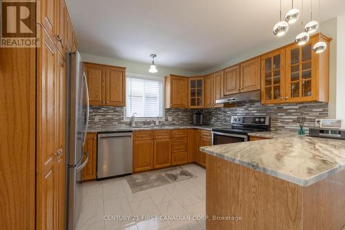 42 Kristina Crescent, London, ON - Indoor Photo Showing Kitchen With Double Sink