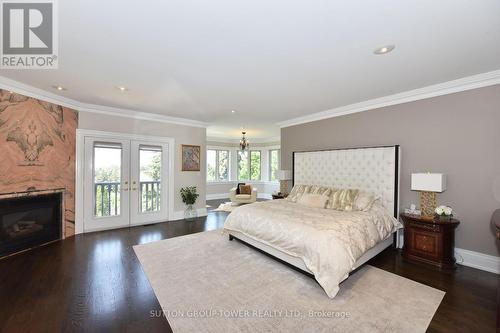 71 Delia Place, Vaughan, ON - Indoor Photo Showing Bedroom With Fireplace