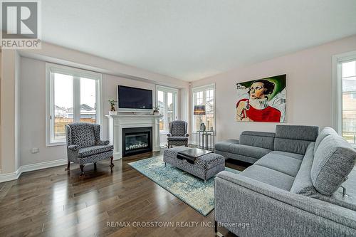 23 Kierland Rd, Barrie, ON - Indoor Photo Showing Living Room With Fireplace