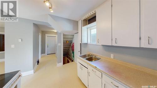 1043 Mctavish Street, Regina, SK - Indoor Photo Showing Kitchen With Double Sink