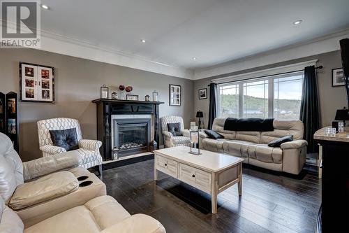 431 Shearstown Road, Bay Roberts, NL - Indoor Photo Showing Living Room With Fireplace