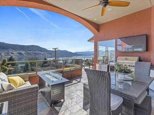 7551 Tronson Road, Vernon, BC - Outdoor With Deck Patio Veranda With View With Exterior