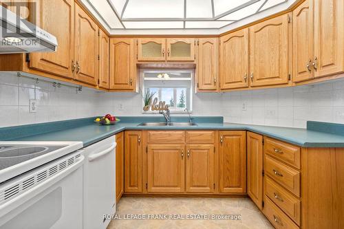#309 -4 Heritage Way, Kawartha Lakes, ON - Indoor Photo Showing Kitchen With Double Sink