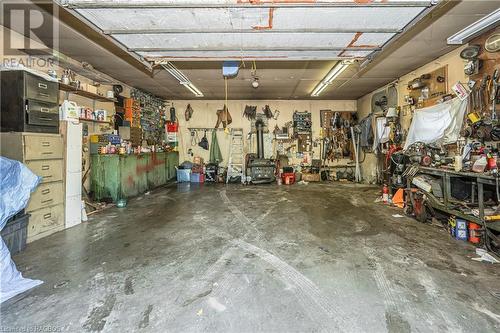 443 Centre Diagonal Road, South Bruce Peninsula, ON - Indoor Photo Showing Garage