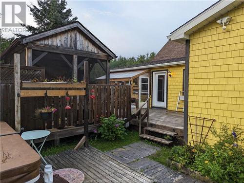 559 Aldouane Station Cross Rd, Saint-Charles, NB - Outdoor With Deck Patio Veranda With Exterior