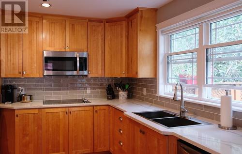 75 East Valley Road, Corner Brook, NL - Indoor Photo Showing Kitchen With Double Sink