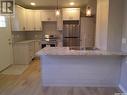 3726 Dewdney Avenue, Regina, SK  - Indoor Photo Showing Kitchen With Double Sink With Upgraded Kitchen 