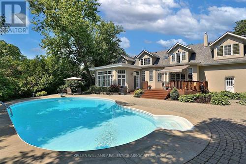 1492 Broadmoor Avenue, Mississauga, ON - Outdoor With In Ground Pool With Deck Patio Veranda