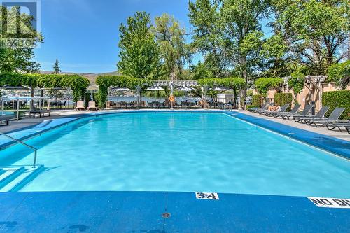 7343 Okanagan Landing Road Unit# 2107, Vernon, BC - Outdoor With In Ground Pool With Backyard