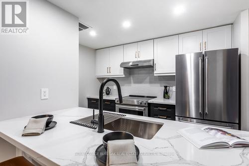 #205 -430 Pearl St, Burlington, ON - Indoor Photo Showing Kitchen With Upgraded Kitchen