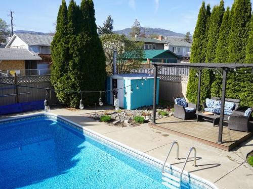 248 Chestnut Ave, Kamloops, BC - Outdoor With In Ground Pool With Deck Patio Veranda