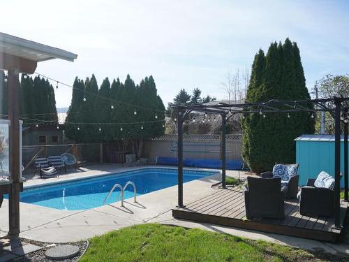 248 Chestnut Ave, Kamloops, BC - Outdoor With In Ground Pool With Deck Patio Veranda With Backyard
