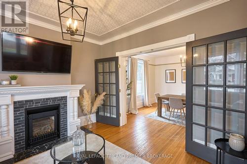 173 Elm St, West Elgin, ON - Indoor Photo Showing Other Room With Fireplace