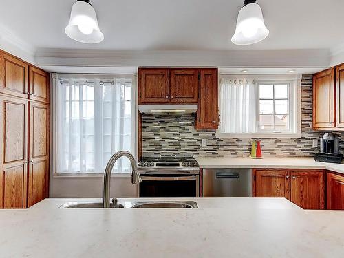 Kitchen - 29 Rue Lussier, Saint-Basile-Le-Grand, QC - Indoor Photo Showing Kitchen With Double Sink