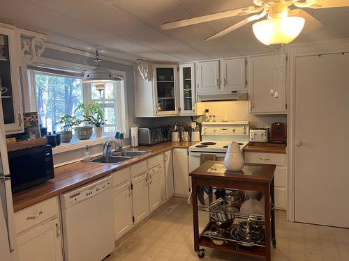 1614 Strome Road, Christina Lake, BC - Indoor Photo Showing Kitchen With Double Sink