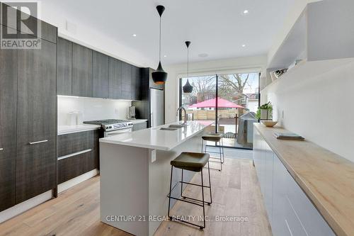 21 Cunningham Avenue, Toronto, ON - Indoor Photo Showing Kitchen With Upgraded Kitchen