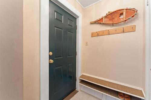Front foyer with closet. Shoe rack. - 314 Park Street W, Dundas, ON - Indoor Photo Showing Other Room