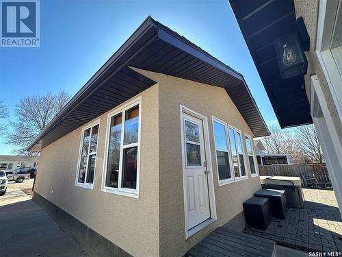 605 Brimacombe Drive, Weyburn, SK - Outdoor With Deck Patio Veranda With Exterior