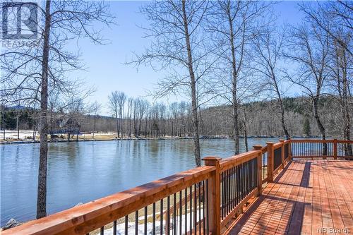 3234 Route 385, Riley Brook, NB - Outdoor With Body Of Water With Deck Patio Veranda