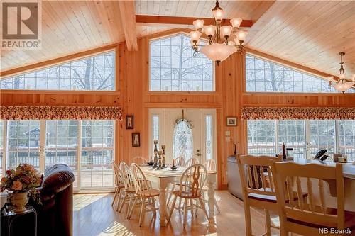 3234 Route 385, Riley Brook, NB - Indoor Photo Showing Dining Room