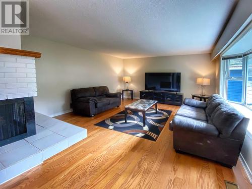 169 Crestview Drive, Prince Rupert, BC - Indoor Photo Showing Living Room With Fireplace