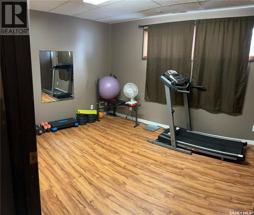 203 5Th Avenue, Maple Creek, SK - Indoor Photo Showing Gym Room