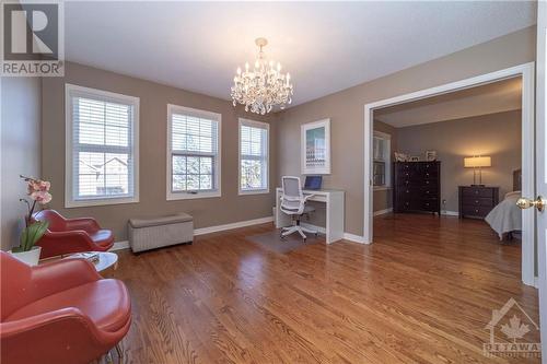 2nd Home Office (or Dressing Room) Attached to Primary Bedroom with Hardwood Floors - 48 Marble Arch Crescent, Ottawa, ON - Indoor