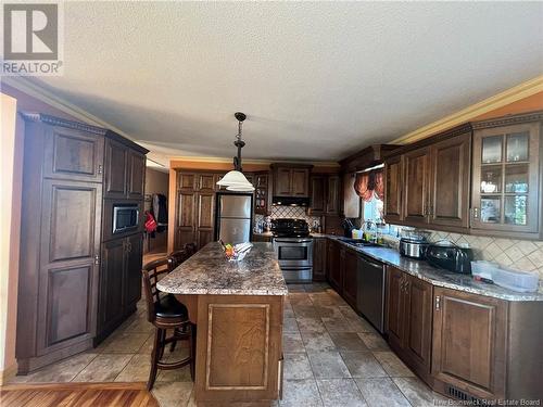 245 Rue Marcoux, Balmoral, NB - Indoor Photo Showing Kitchen With Double Sink