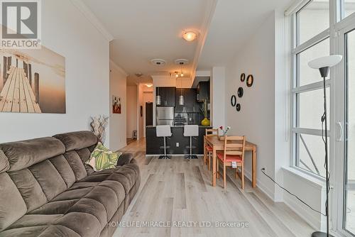 1609 - 840 Queens Plate Drive, Toronto, ON - Indoor Photo Showing Living Room