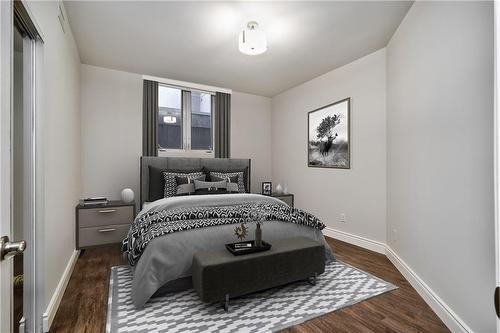 VIRTUALLY STAGED - 1477 Lakeshore Road|Unit #305, Burlington, ON - Indoor Photo Showing Bedroom
